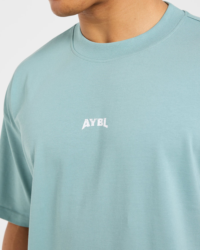 Wesley Vissers X Beyond Limits Oversized T Shirt - Aqua Mint