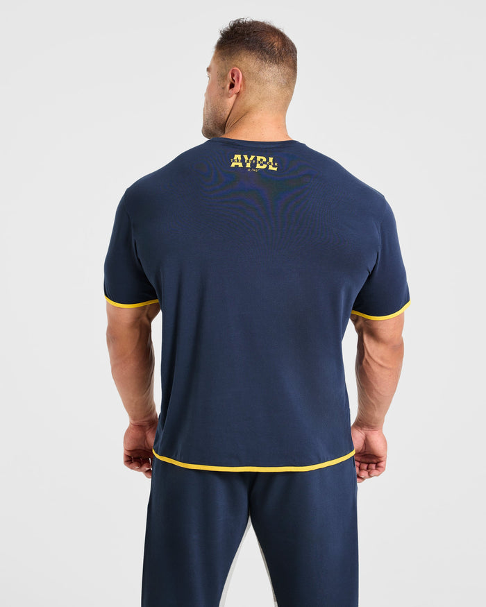 Wesley Vissers x Contrast T Shirt - Navy