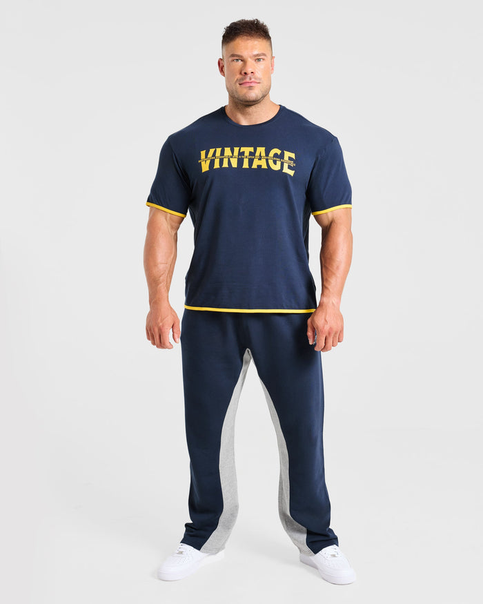 Wesley Vissers x Contrast T Shirt - Navy