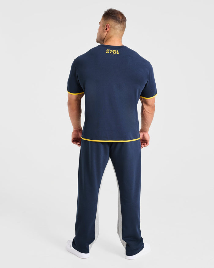 Wesley Vissers x Contrast T Shirt - Navy