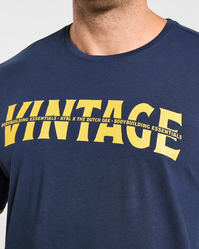Wesley Vissers x Contrast T Shirt - Navy