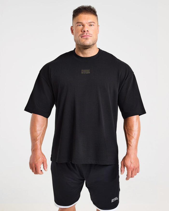 Wesley Vissers x Rooted in Greatness Oversized T Shirt - Black